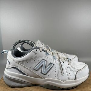 New Balance 608 Training Shoes WX608WB5 White‎ Blue Athletic Womens Size 8.5